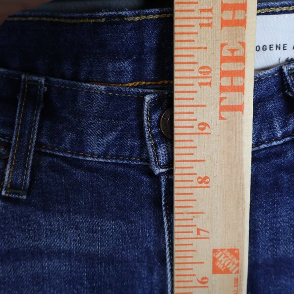 Imogene and Willie Jeans Mens 30x29 Blue Barton Washburn Slim Straight USA Made - Picture 12 of 14